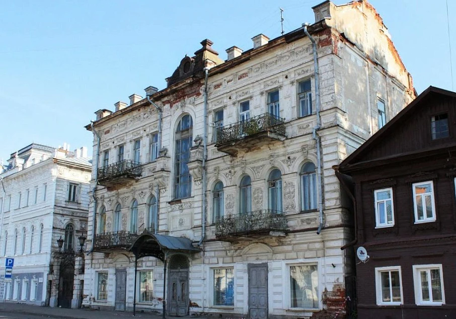Доходные дома Третьякова в Костромы- Памятники архитектуры Костромы и области
