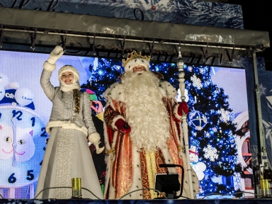 Визит Всероссийского Деда Мороза в Кострому (22 декабря 2018 г.)