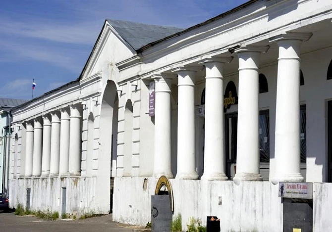 Торговые ряды в Галиче - Памятники архитектуры Костромы и области