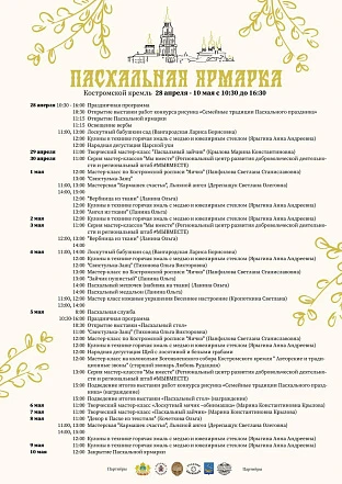 Пасхальная ярмарка (Костромской кремль)