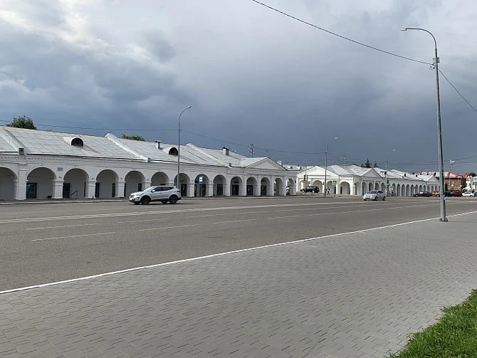 Торговые ряды в Галиче - Памятники архитектуры Костромы и области