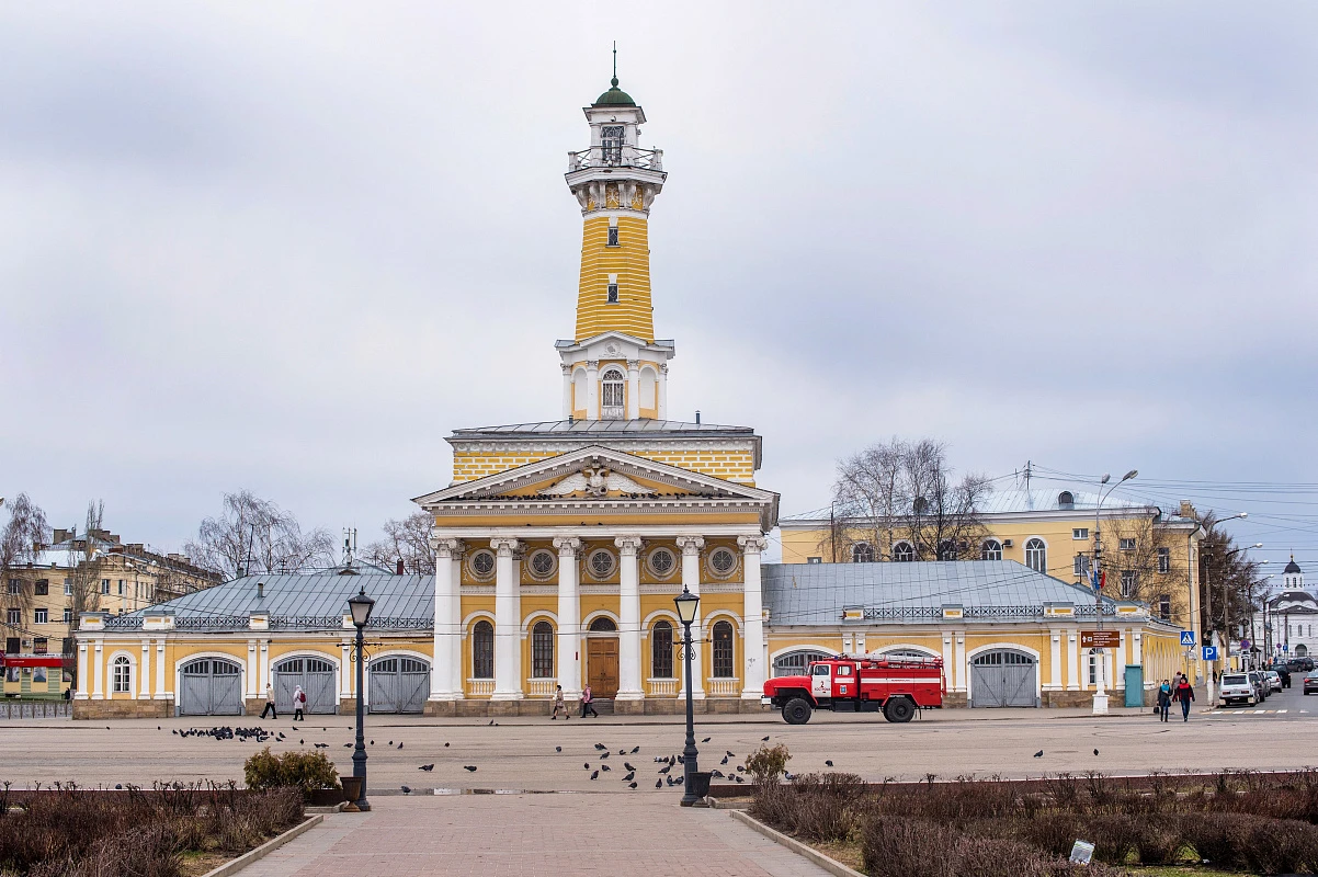 Музей Пожарная каланча в Костроме - Памятники архитектуры Костромы и области