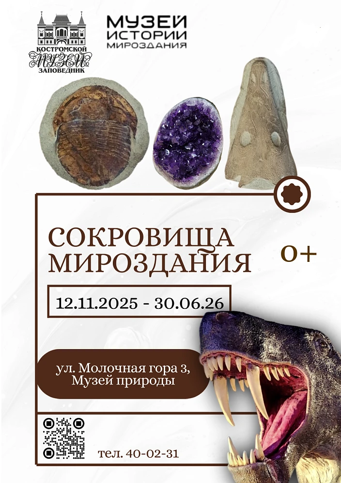  В Костромском музее-заповеднике готовится к открытию выставка «Сокровища мироздания»