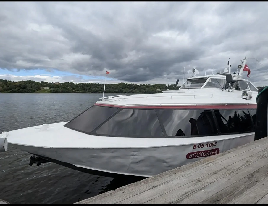 Открытие нового водного маршрута Ярославль - Кострома - Плёс